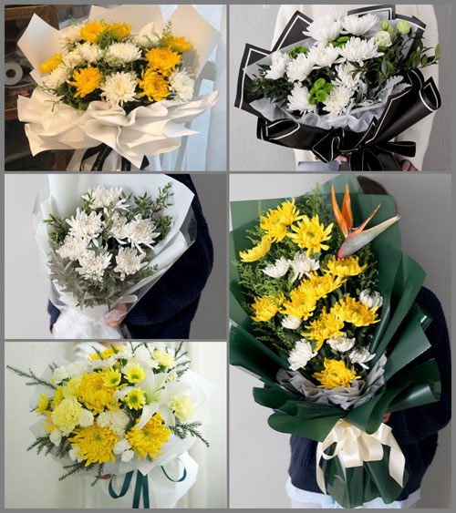 广东清远市佛冈县高岗镇三江村白事花束代送